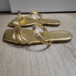 Gold Sandals
